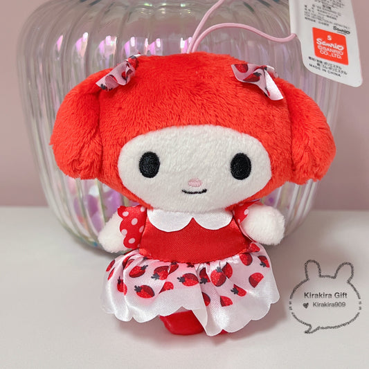 My Melody Red Strawberry Plush Charm