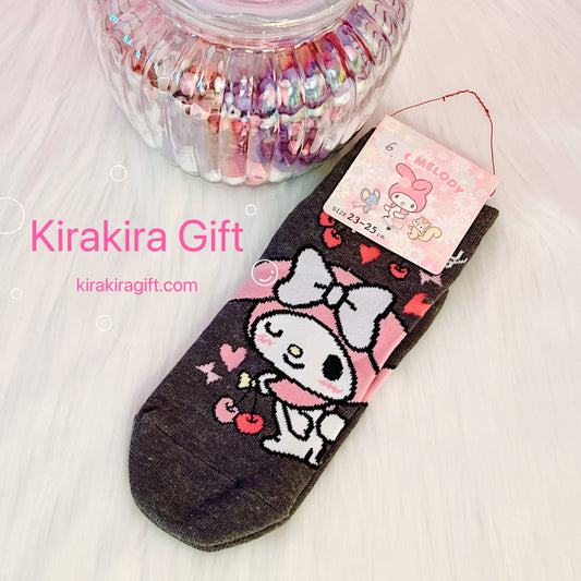 My Melody Gray Socks