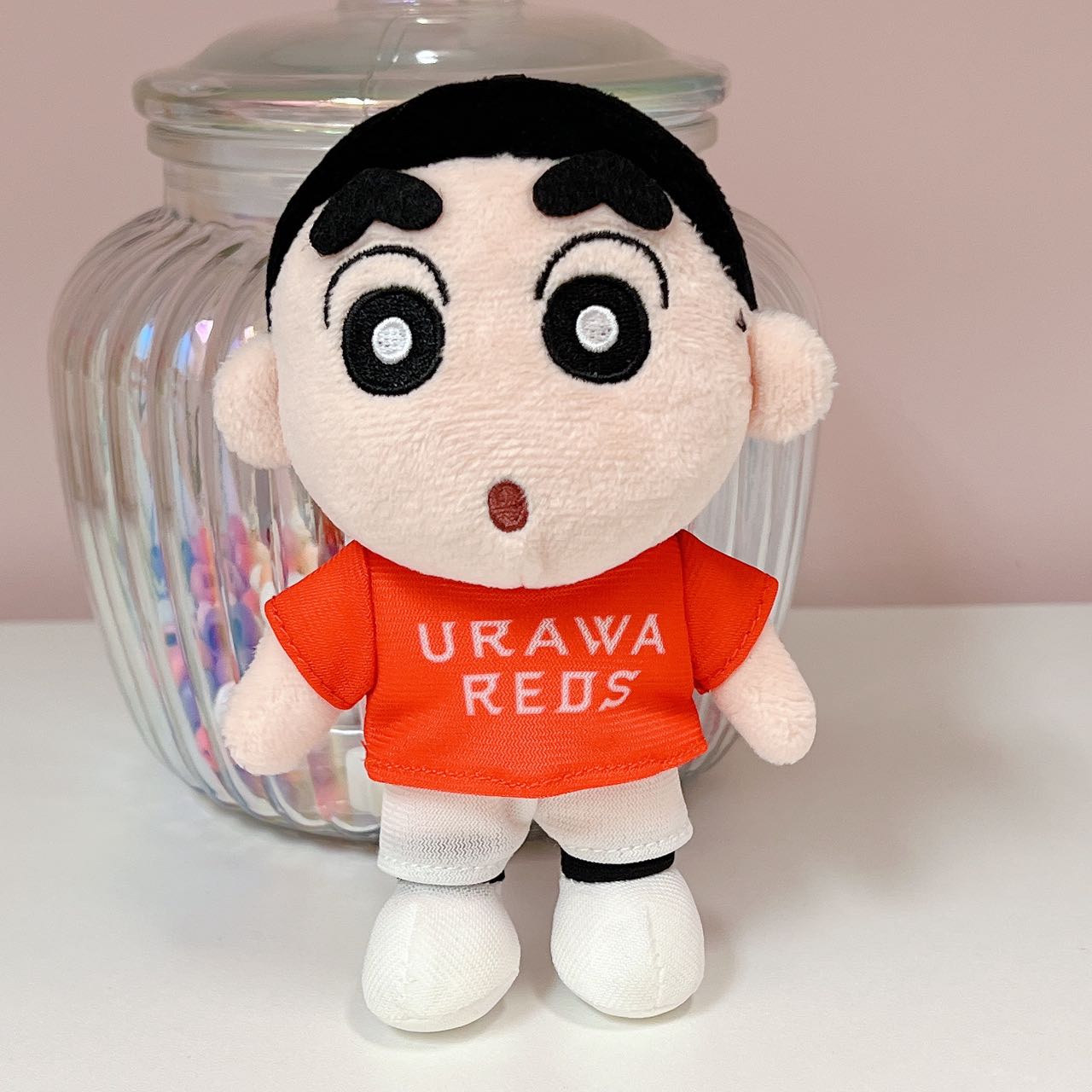 Crayon Shinchan Soccer Boy Plush Charm