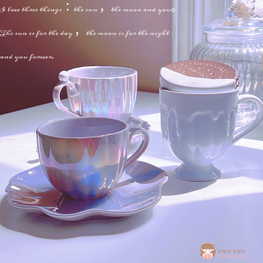 FrancFranc Pearlescent Tea Cup Set