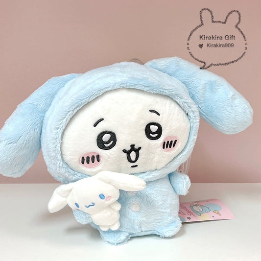 Chiikawa x Cinnamoroll Collab Plush Doll
