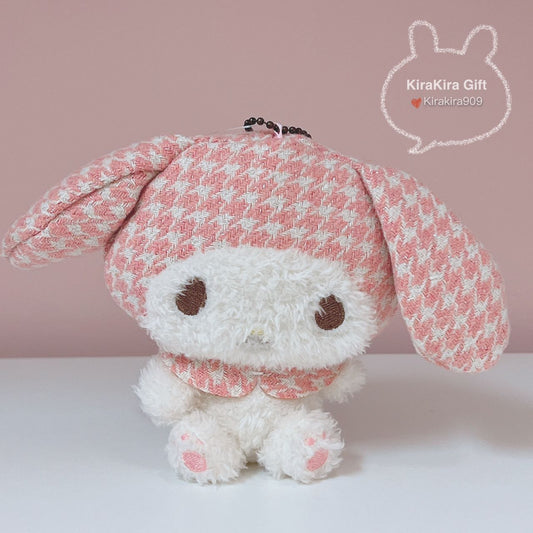 My Melody Houndstooth plush charm