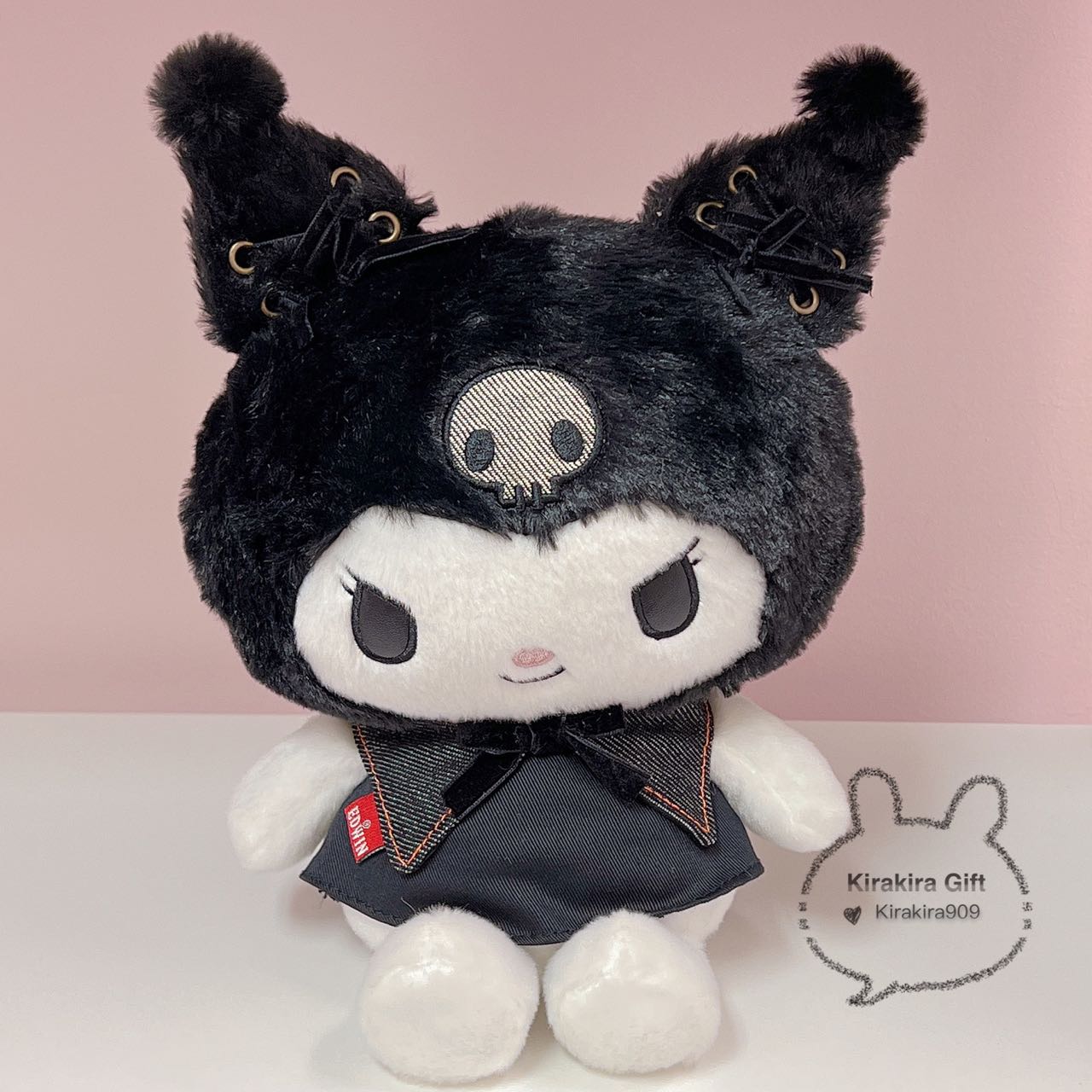 Kuromi Edwin Collab plush doll