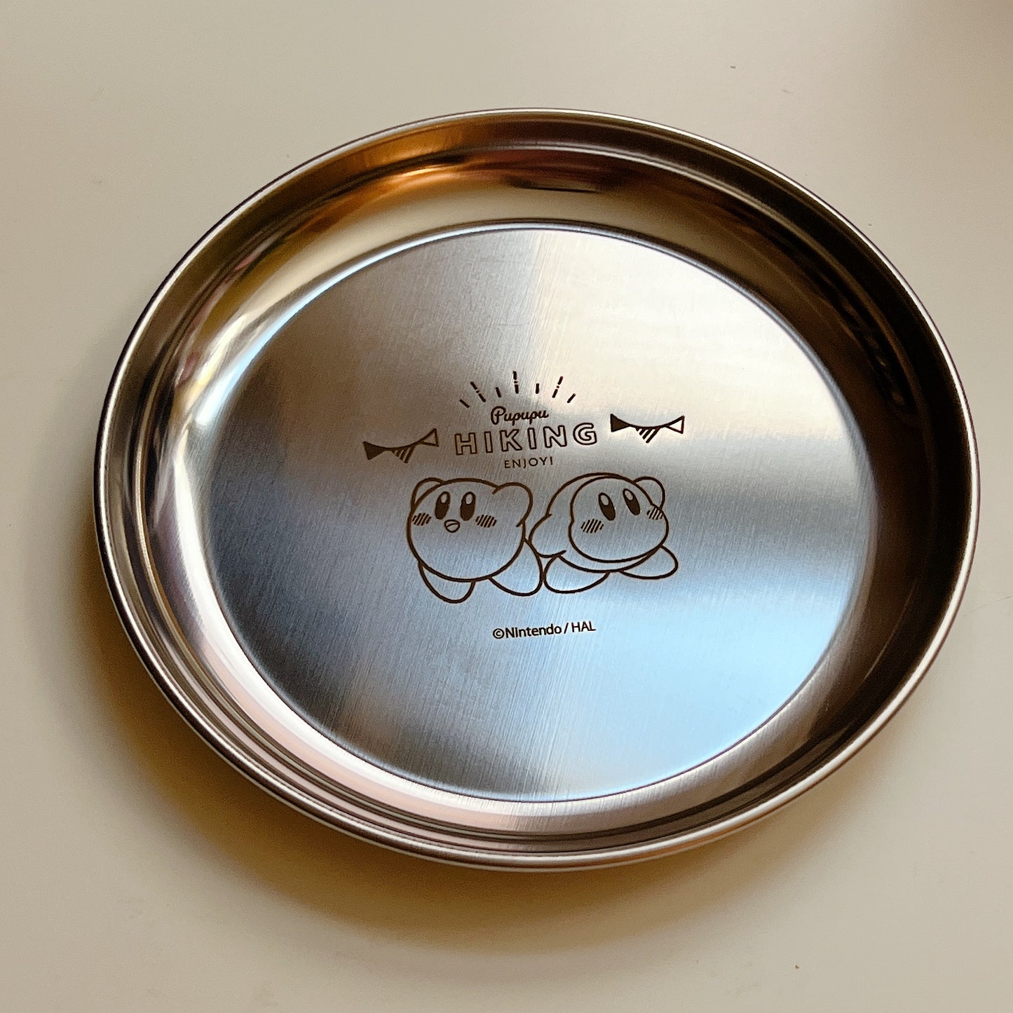 Kirby pupupu hiking Stainless plate