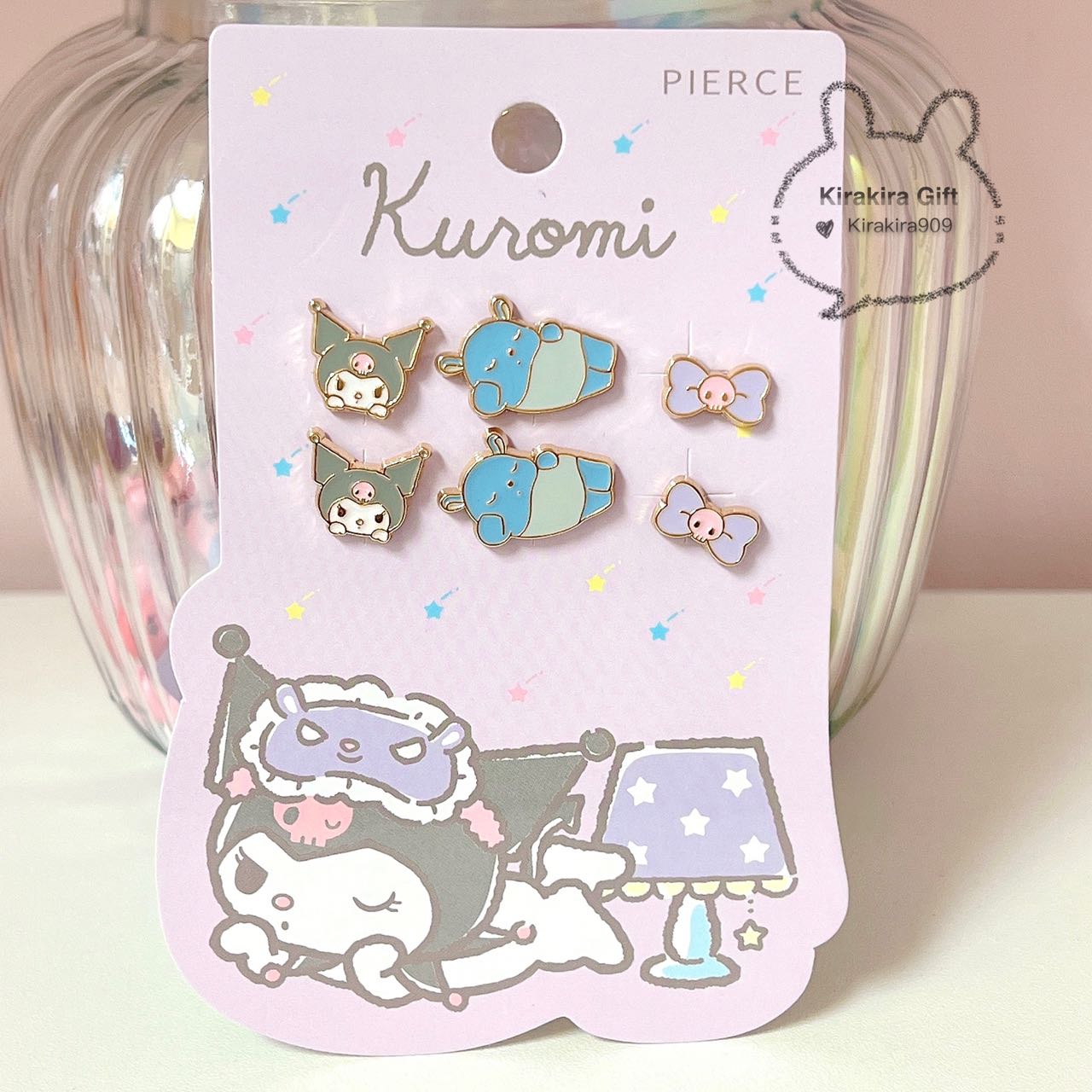Shoubidama Kuromi 6-piece Earrings