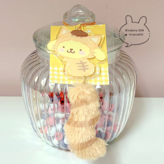 Pompompurin Bell Tail plush charm