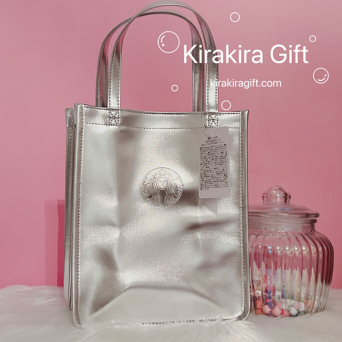 Japan Starbucks Sliver Tote Bag