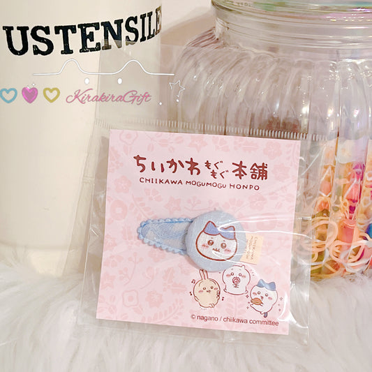 Hachiware Mogumogu Honpo Hair Clips