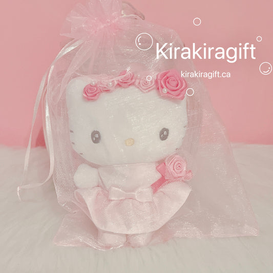 Hellokitty Flower Wedding Plush Charm