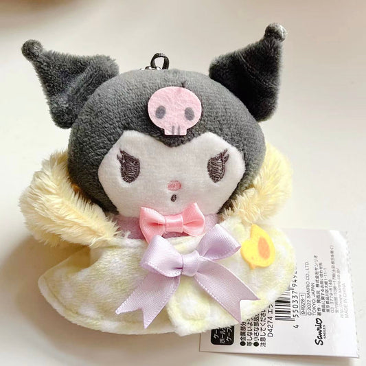 Kuromi Yellow Chicken Cape plush charm