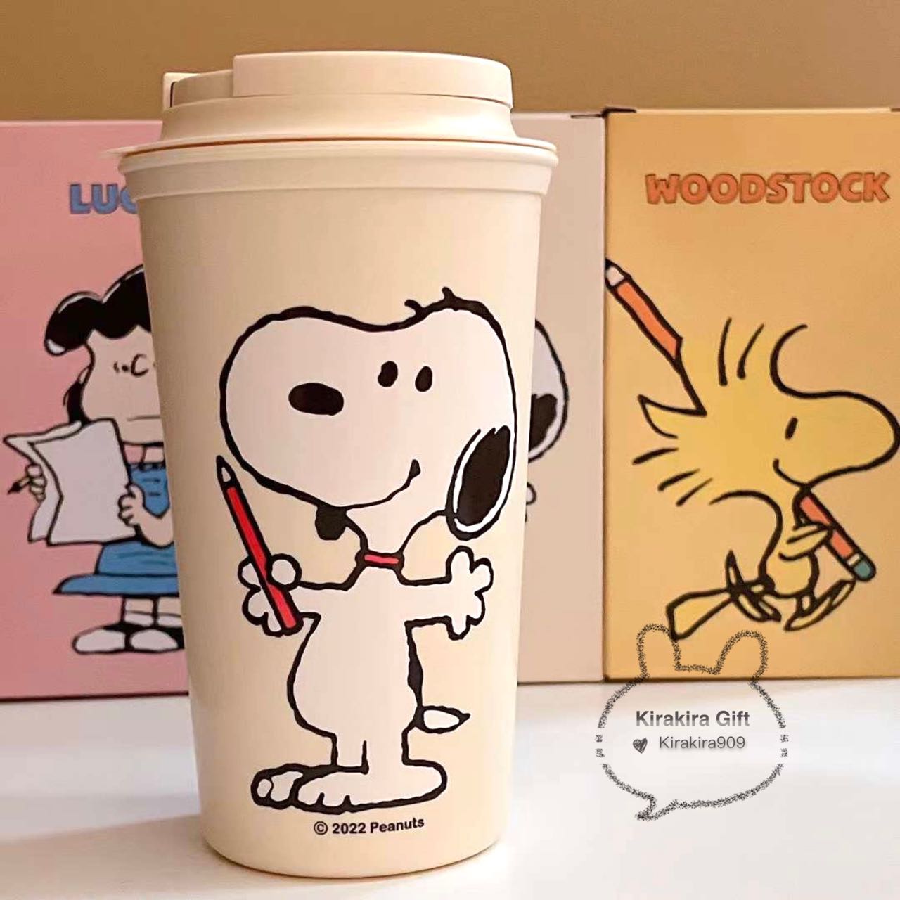 Korean Peanuts Heat-resistant Snoopy Cup