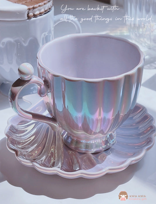 FrancFranc Pearlescent Tea Cup Set