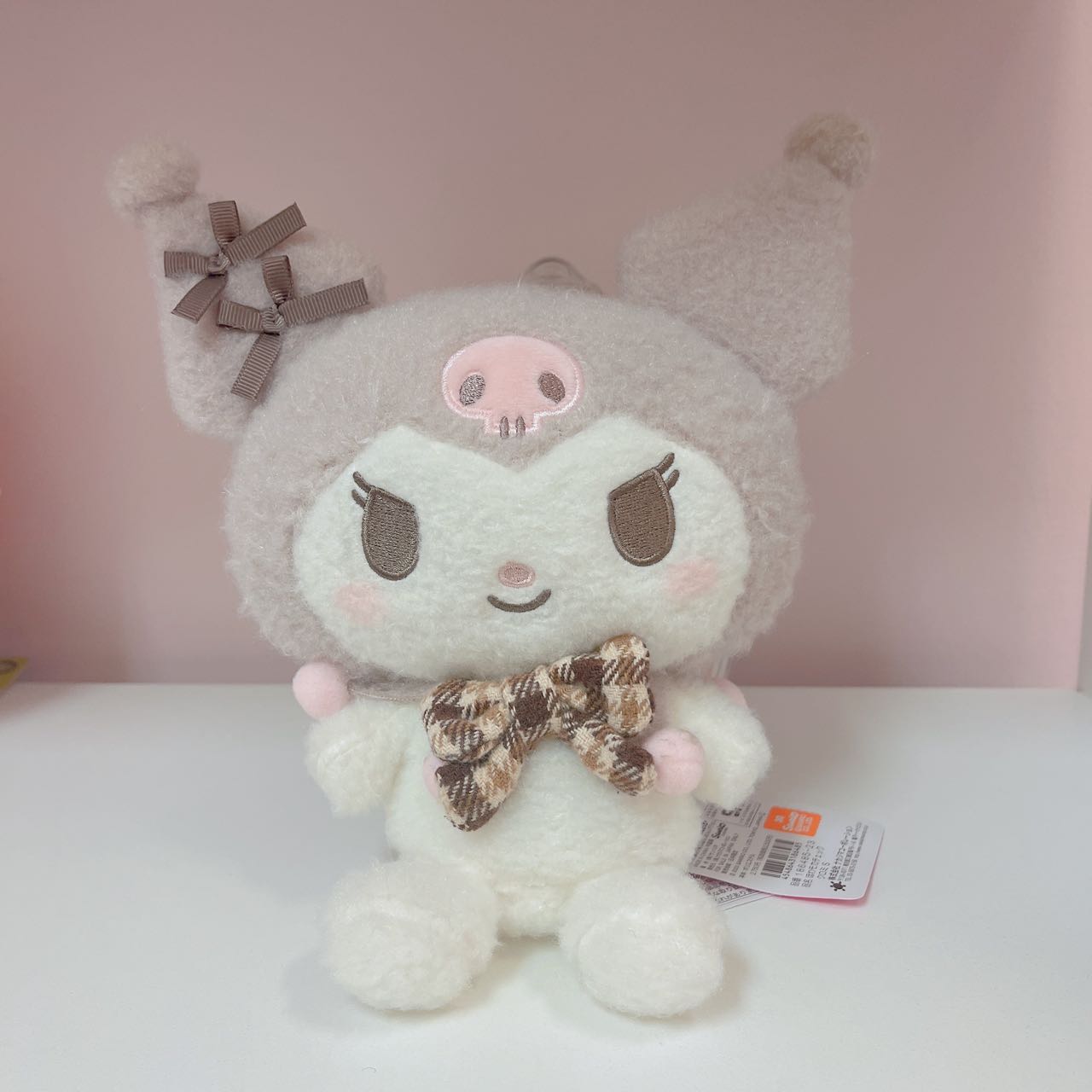 Kuromi Winter Checkered plush doll