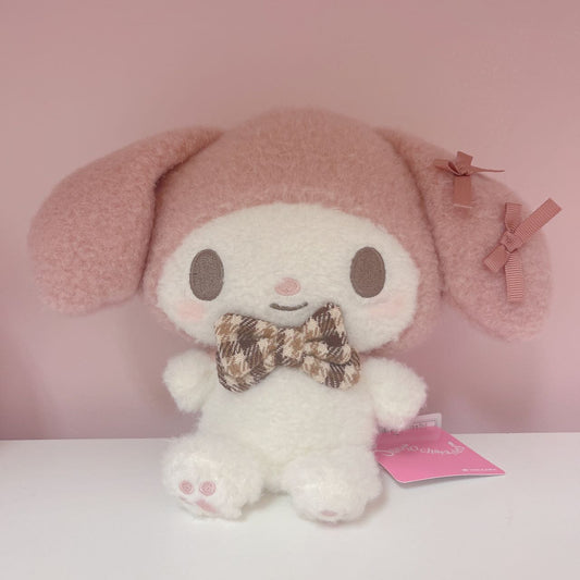My Melody Winter Checkered plush doll