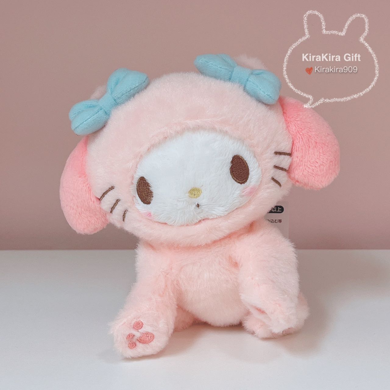 My Melody Healing Cat plush charm