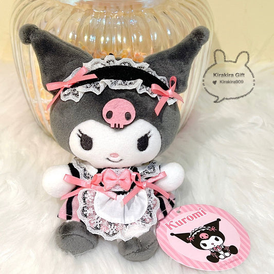 Kuromi Sweet Maid plush charm