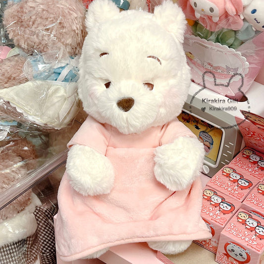 Winnie the Pooh Pink Blanket Plush Doll
