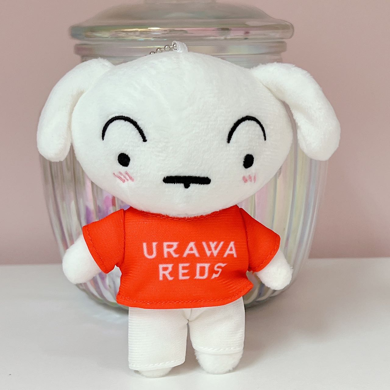 Crayon Shin-chan Shiro Red Cloth plush charm