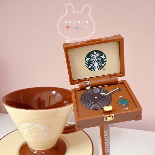 Korea Starbucks Record Player Stirrer