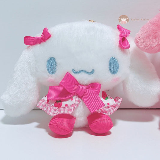 Cinnamoroll Strawberry Dress plush charm