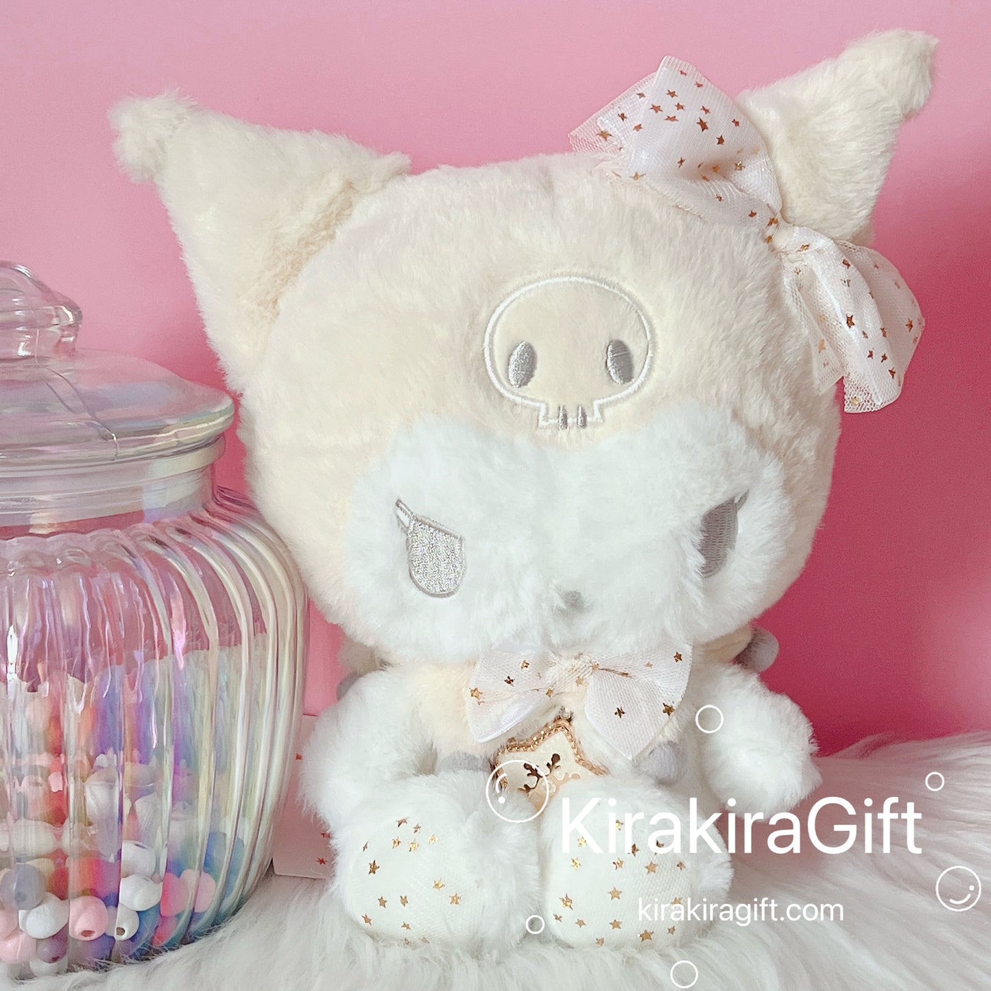 Kuromi Silver Snowflake plush doll
