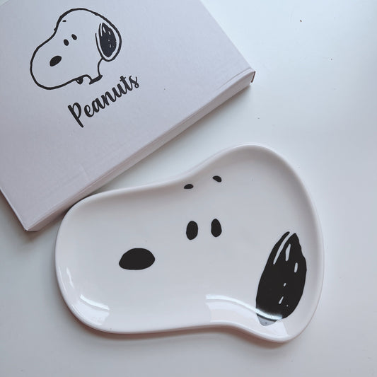 Peanuts White Plate
