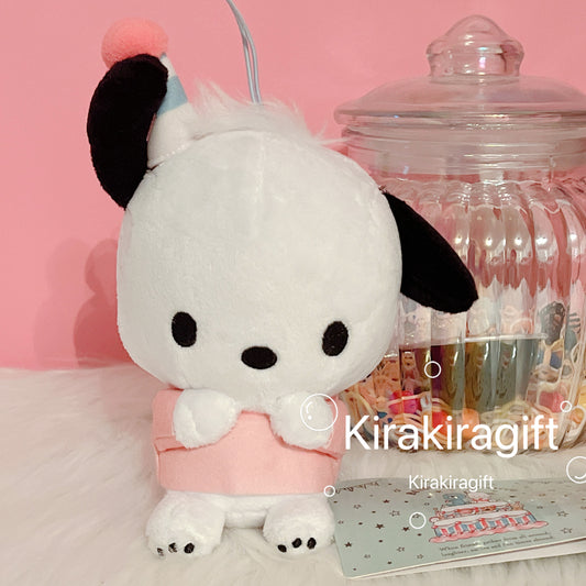 Pochacco Birthday Cap Plush Charm