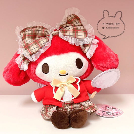 My Melody Checkered Dress plush doll