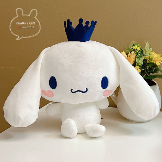 Cinnamoroll Cafe Crown Plush Doll (L)