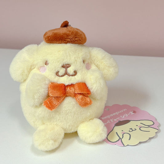 Pompompurin Squishy Face plush charm