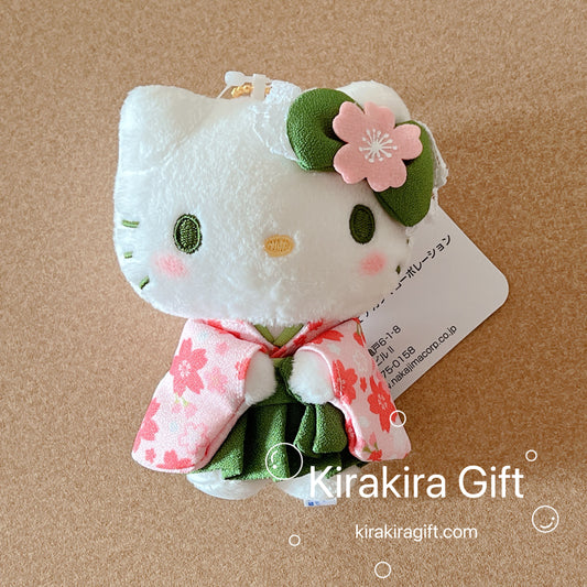 Hello Kitty Matcha Kimono Plush Charm