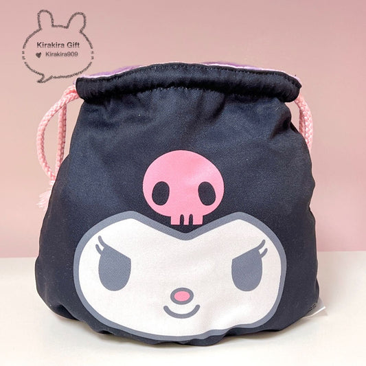 Kuromi Drawstring Double-Sided Bag