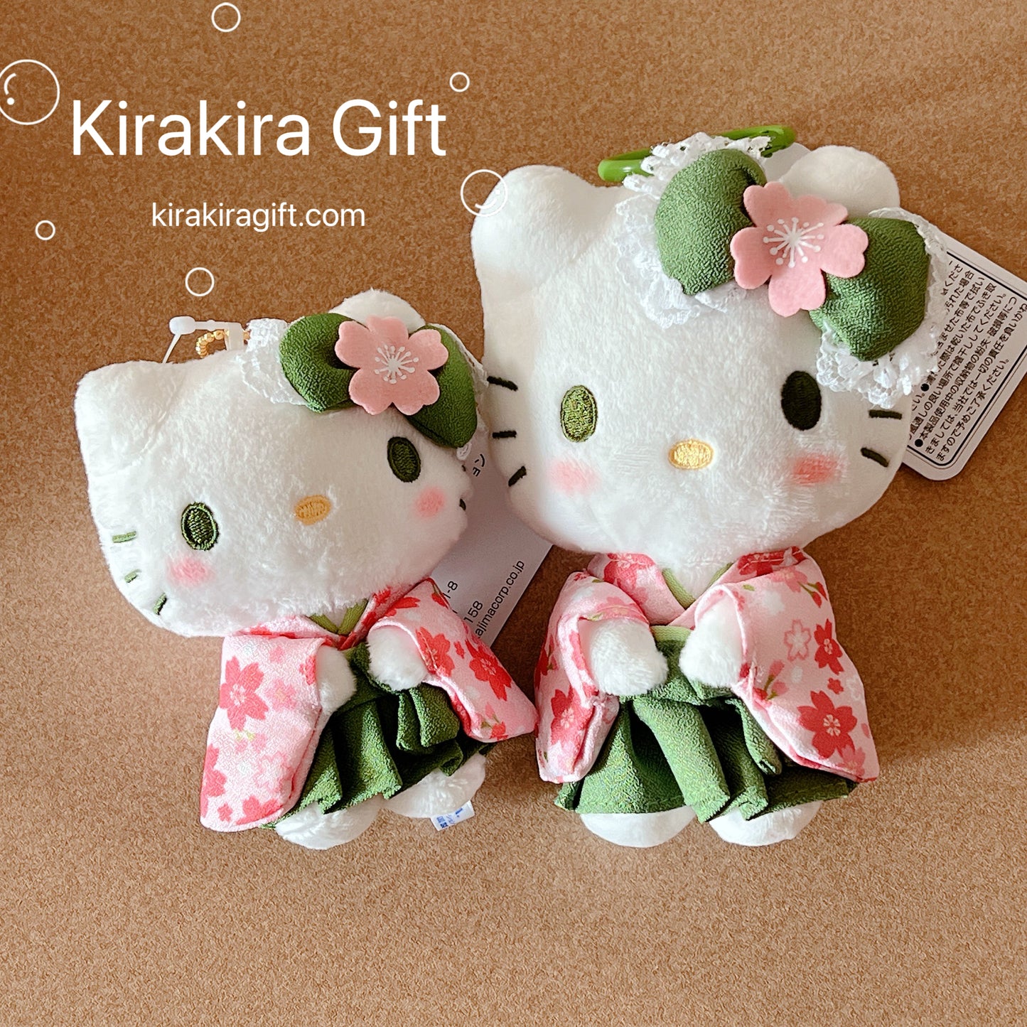Hello Kitty Matcha Kimono Plush Charm