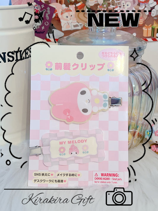 My Melody Flower Hair Clips