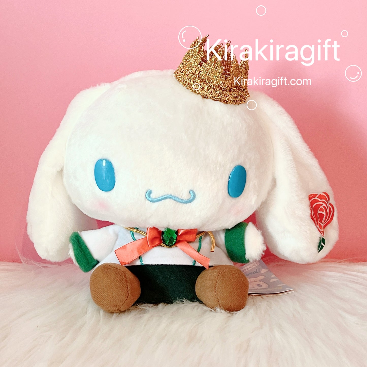 Cinnamoroll The Little Prince and The Rose Plush Doll