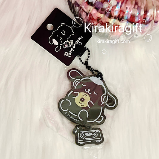 Pom Pom Purin Black Keychain