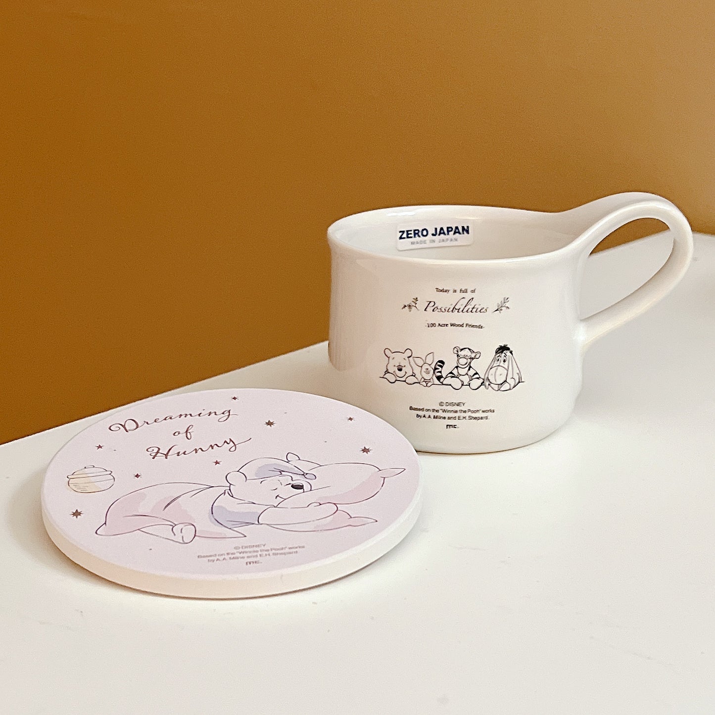 Winnie the Pooh Absorbent Ceramic Coaster