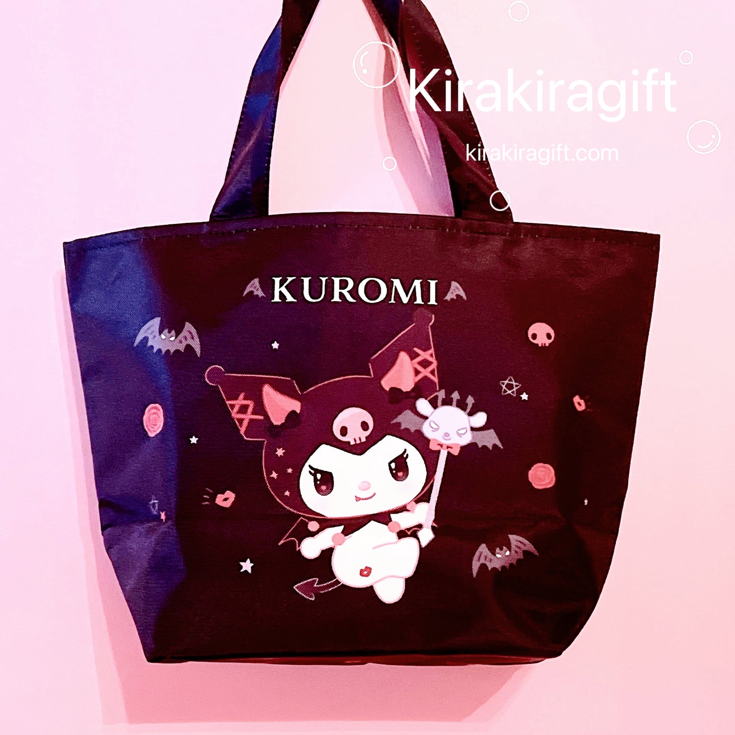 Kuromi Black Tote Bag