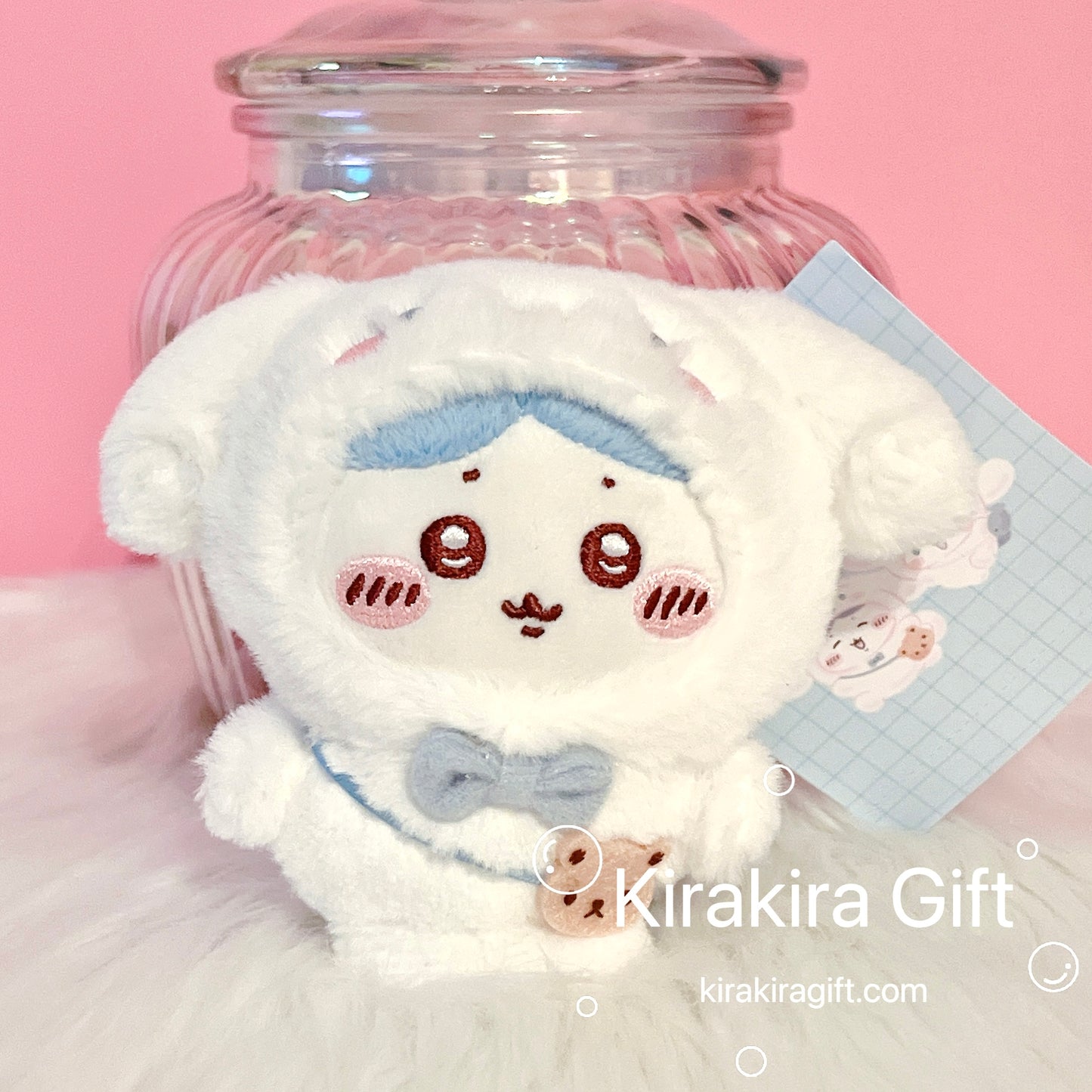 Hachiware Cinnamoroll Plush Charm Gen3