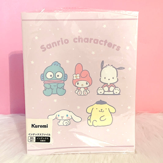 Sanrio Files Folder(Hangyodon,Cinnamoroll My Melody,Pompompurin)