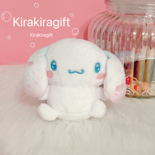 Cinnamoroll Rainbow Heart plush charm
