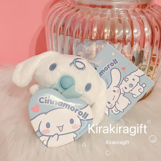 Cinnamoroll Milk Badge plush charm