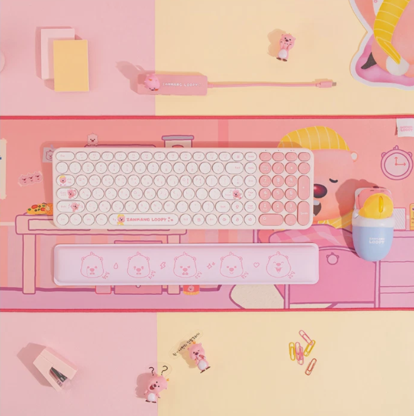 Royche Zanmang Loopy 2.4GHz Low-Noise Wireless 10M Keyboard Slim & Light