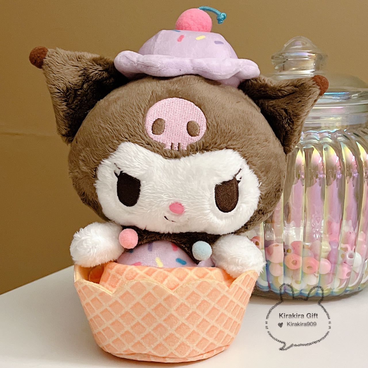 Kuromi Ice Cream plush doll