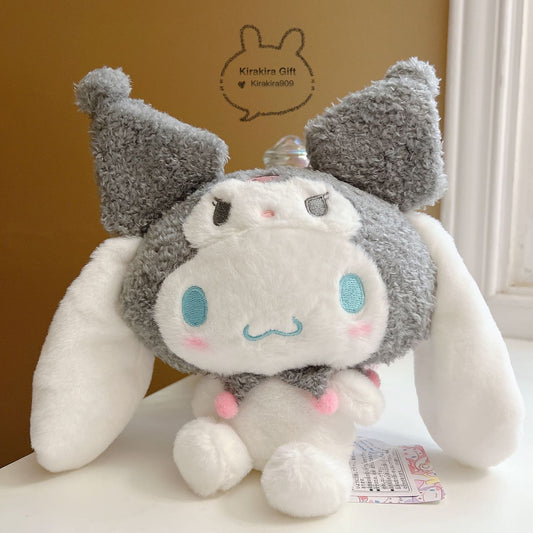 Cinnamoroll Kuromi Hood plush charm