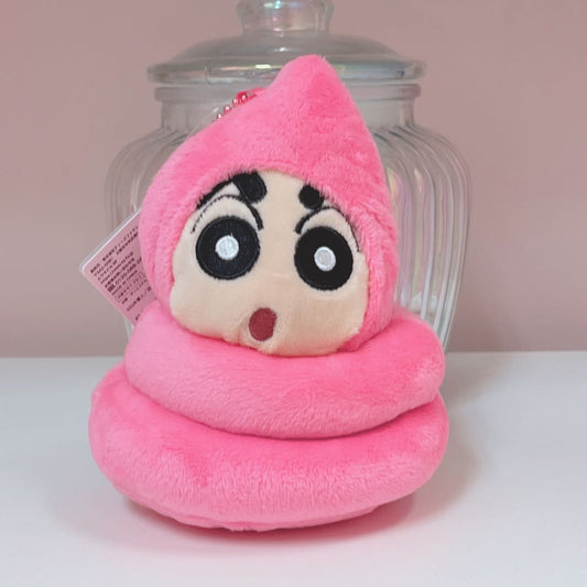 Crayon Shin-chan Pink Poo plush charm