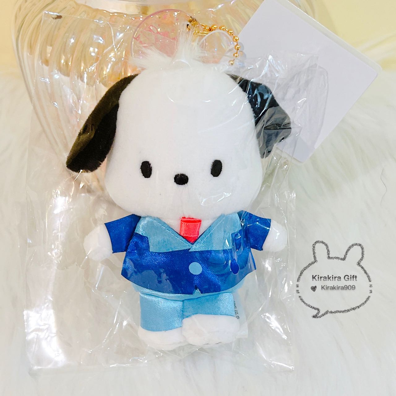 Pochacco Sanrio Park Suit plush charm
