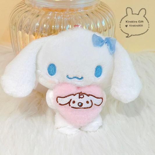 Cinnamoroll Milk Heart plush charm