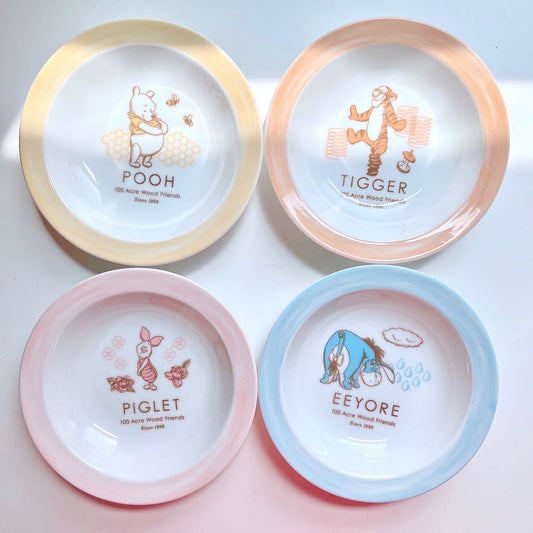 Winnie 4-color Mini Plate Set