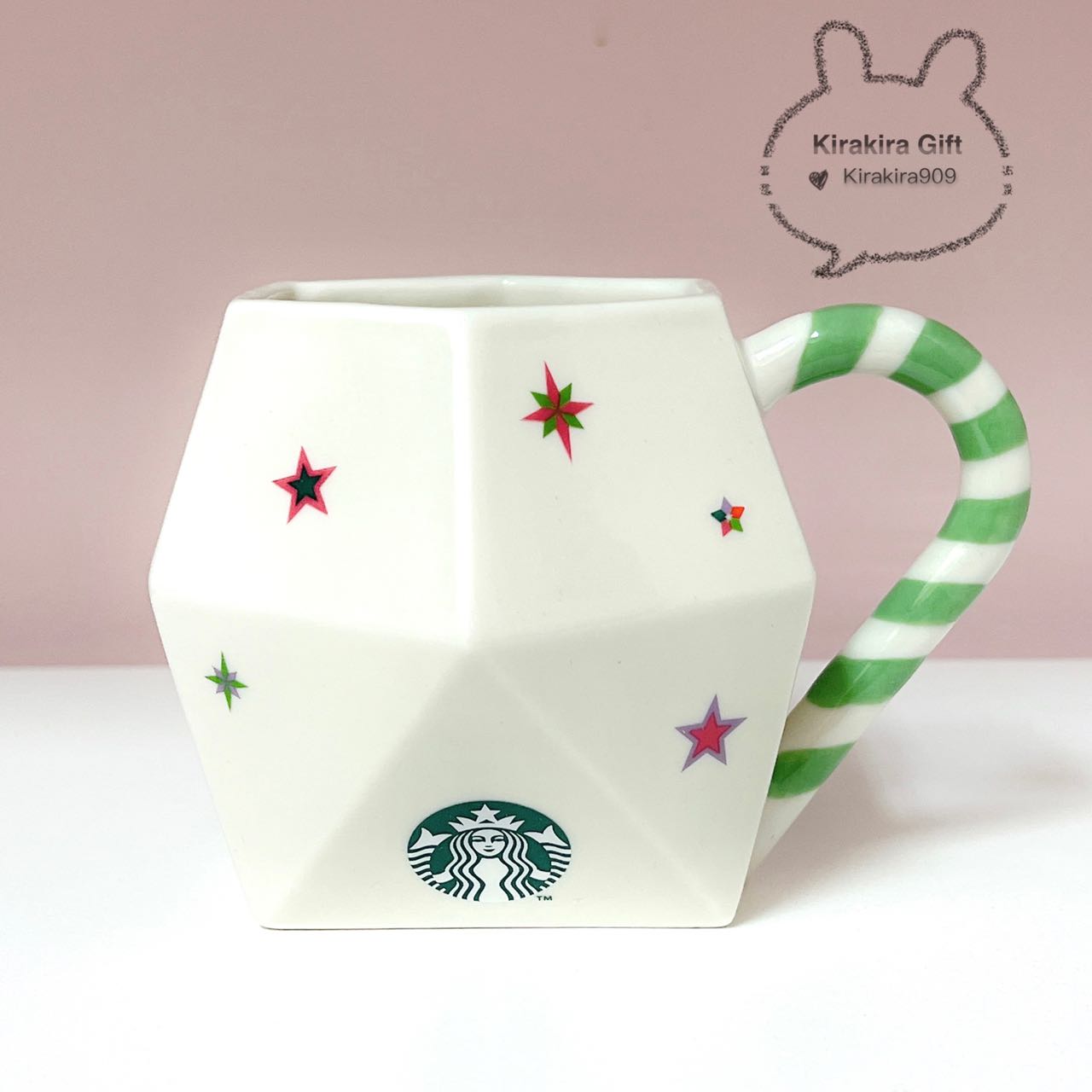 Japan Starbucks Hexagonal Christmas Mug